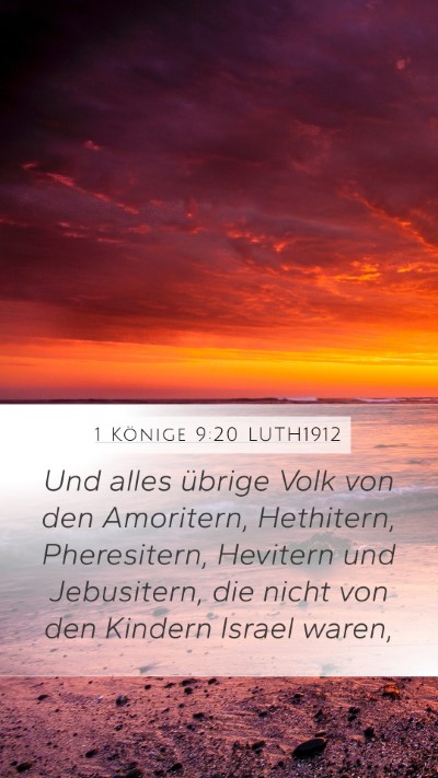 1 Könige 9:20 LUTH1912 Bible Verse Image