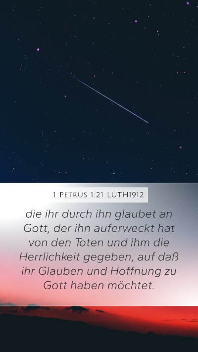1 Petrus 1:21 LUTH1912 Bible Verse Image