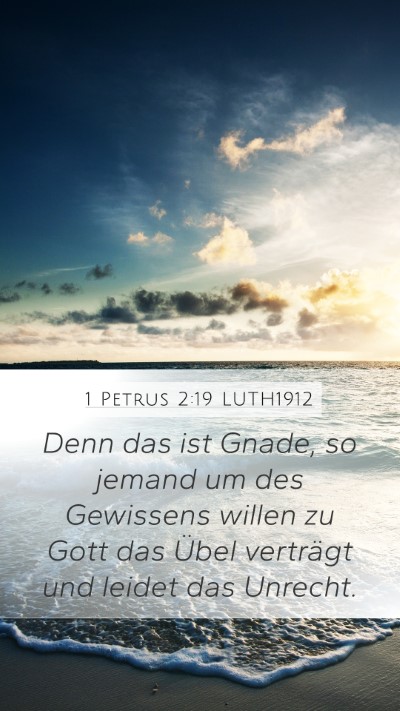 1 Petrus 2:19 LUTH1912 Bible Verse Image
