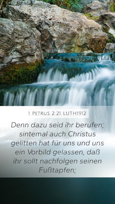 1 Petrus 2:21 LUTH1912 Bible Verse Image
