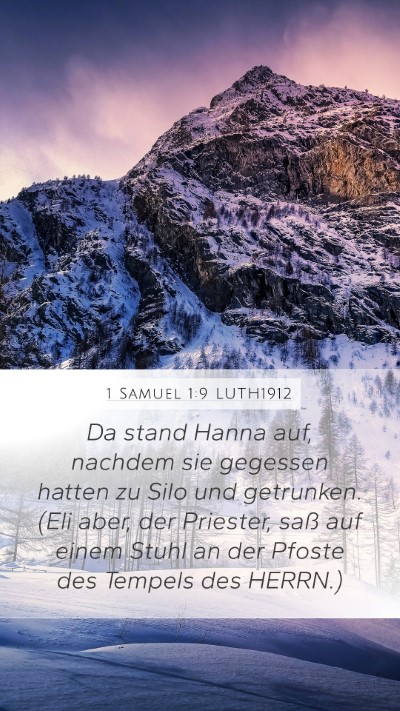 1 Samuel 1:9 LUTH1912 Bible Verse Image
