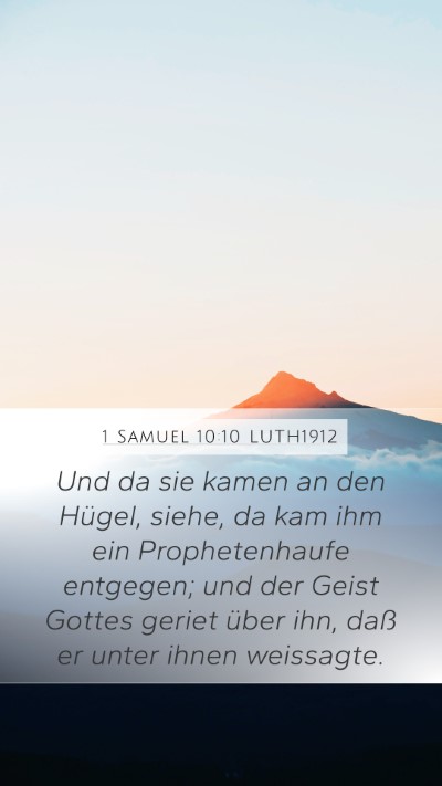 1 Samuel 10:10 LUTH1912 Bible Verse Image