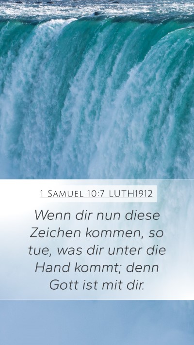 1 Samuel 10:7 LUTH1912 Bible Verse Image