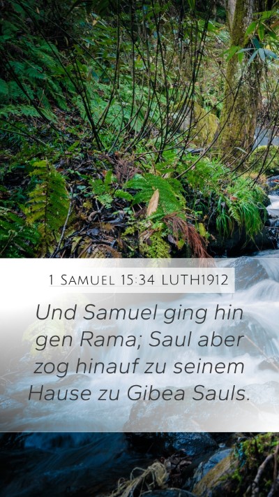 1 Samuel 15:34 LUTH1912 Bible Verse Image