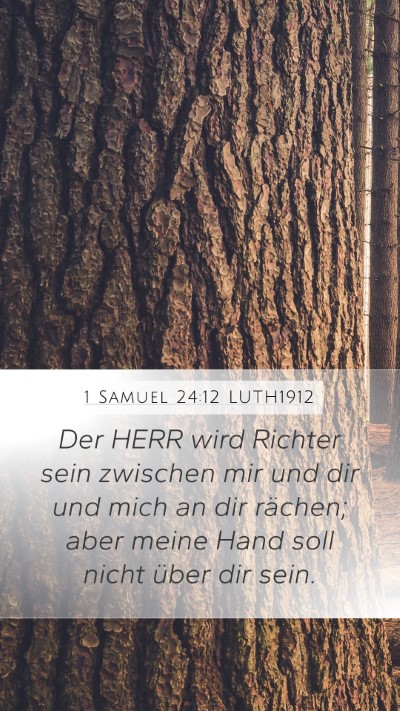 1 Samuel 24:12 LUTH1912 Bible Verse Image
