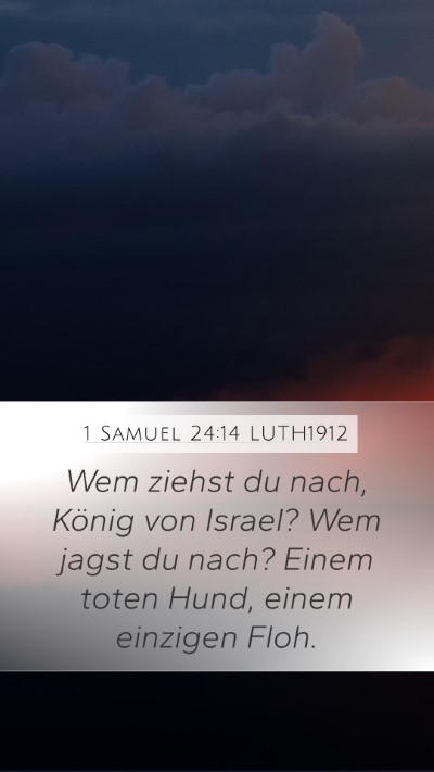 1 Samuel 24:14 LUTH1912 Bible Verse Image