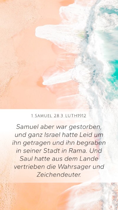 1 Samuel 28:3 LUTH1912 Bible Verse Image