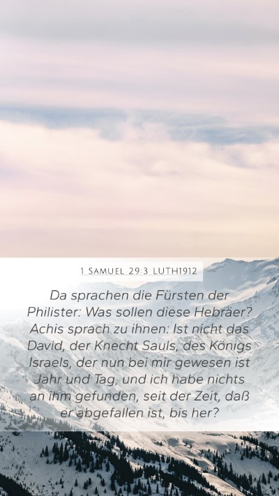 1 Samuel 29:3 LUTH1912 Bible Verse Image