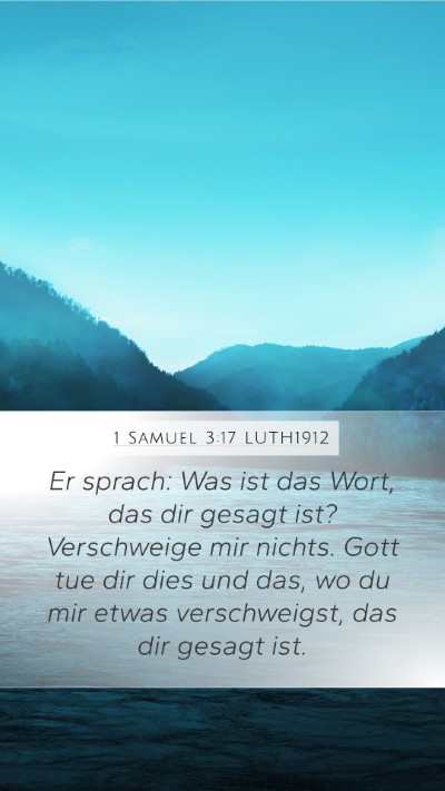 1 Samuel 3:17 LUTH1912 Bible Verse Image