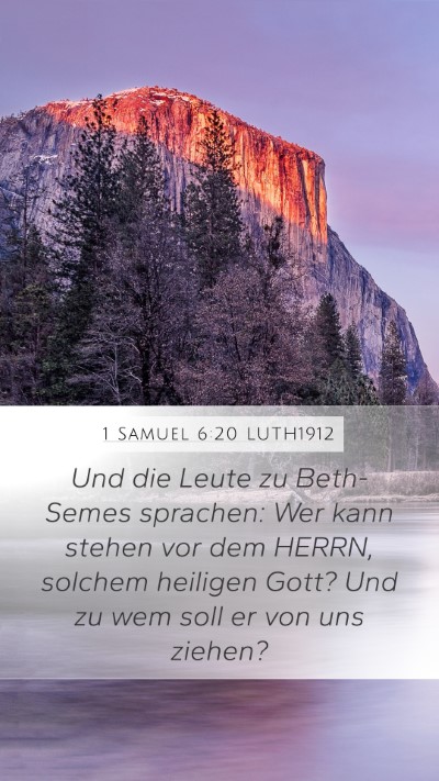 1 Samuel 6:20 LUTH1912 Bible Verse Image