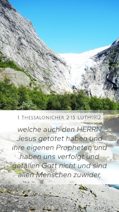 1 Thessalonicher 2:15 LUTH1912 Bible Verse Image
