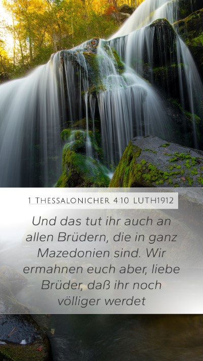 1 Thessalonicher 4:10 LUTH1912 Bible Verse Image