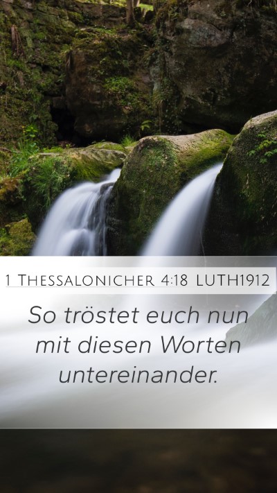 1 Thessalonicher 4:18 LUTH1912 Bible Verse Image