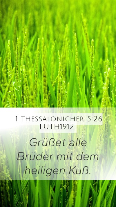 1 Thessalonicher 5:26 LUTH1912 Bible Verse Image