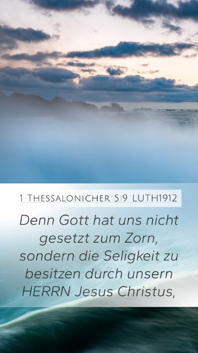 1 Thessalonicher 5:9 LUTH1912 Bible Verse Image