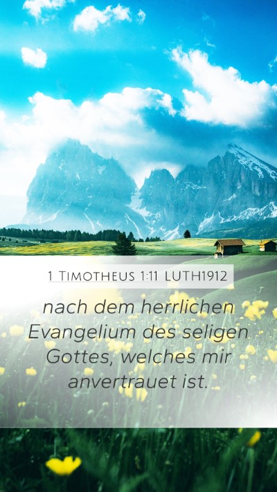 1 Timotheus 1:11 LUTH1912 Bible Verse Image