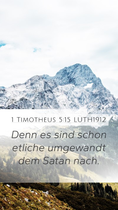 1 Timotheus 5:15 LUTH1912 Bible Verse Image