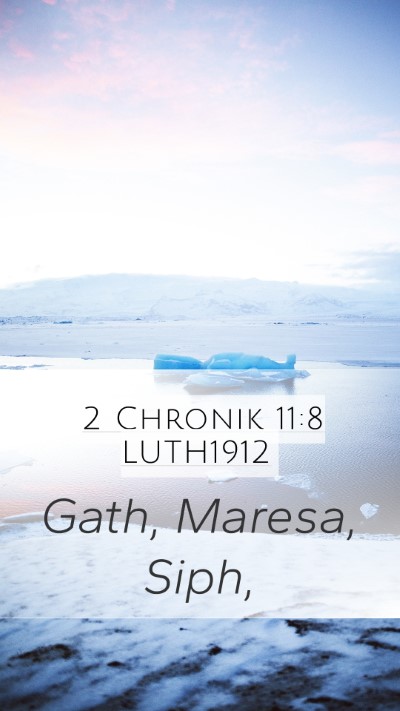 2 Chronik 11:8 LUTH1912 Bible Verse Image