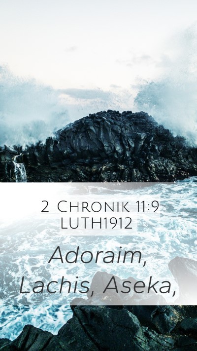 2 Chronik 11:9 LUTH1912 Bible Verse Image