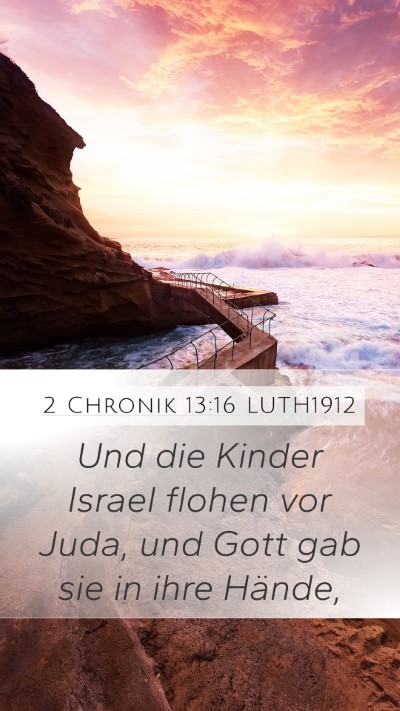 2 Chronik 13:16 LUTH1912 Bible Verse Image