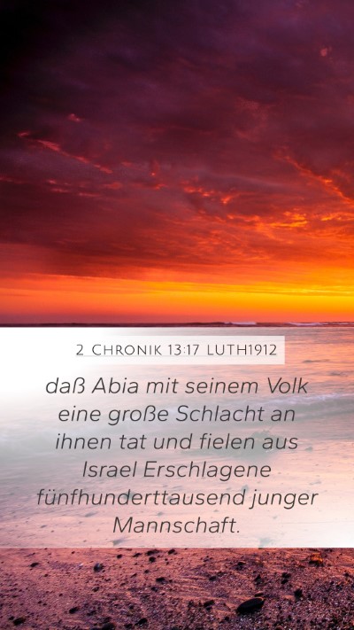 2 Chronik 13:17 LUTH1912 Bible Verse Image