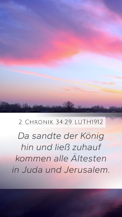 2 Chronik 34:29 LUTH1912 Bible Verse Image
