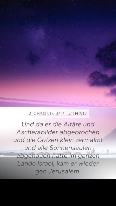 2 Chronik 34:7 LUTH1912 Bible Verse Image