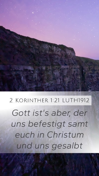 2 Korinther 1:21 LUTH1912 Bible Verse Image