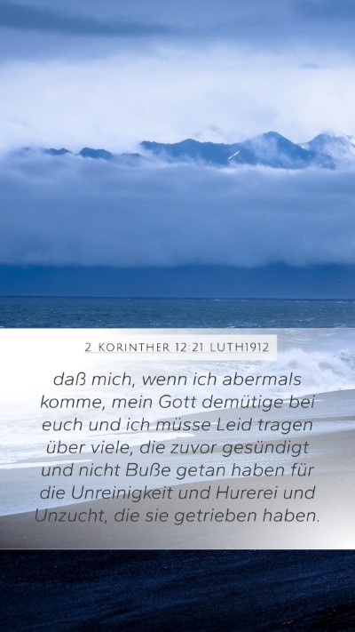 2 Korinther 12:21 LUTH1912 Bible Verse Image