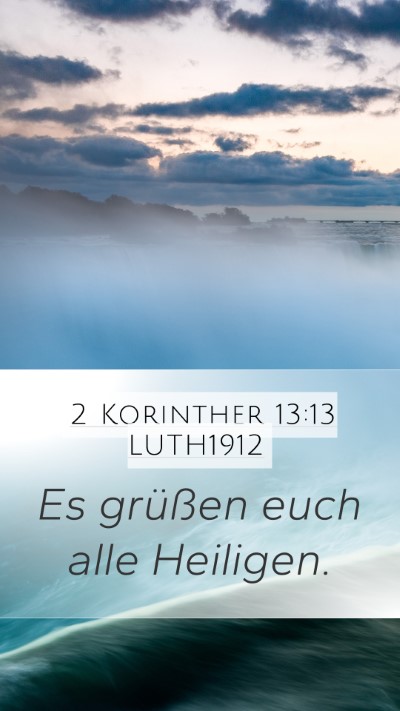 2 Korinther 13:13 LUTH1912 Bible Verse Image