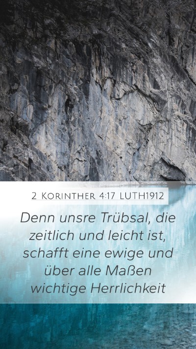 2 Korinther 4:17 LUTH1912 Bible Verse Image