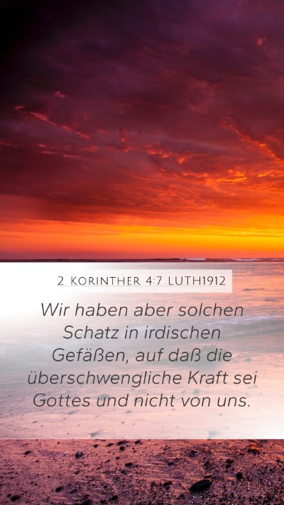 2 Korinther 4:7 LUTH1912 Bible Verse Image