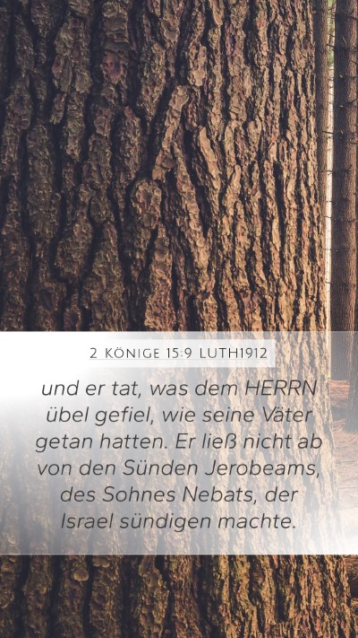 2 Könige 15:9 LUTH1912 Bible Verse Image