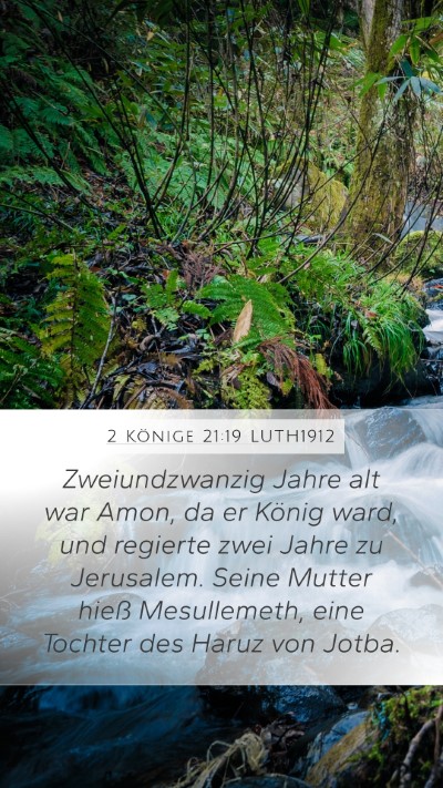 2 Könige 21:19 LUTH1912 Bible Verse Image