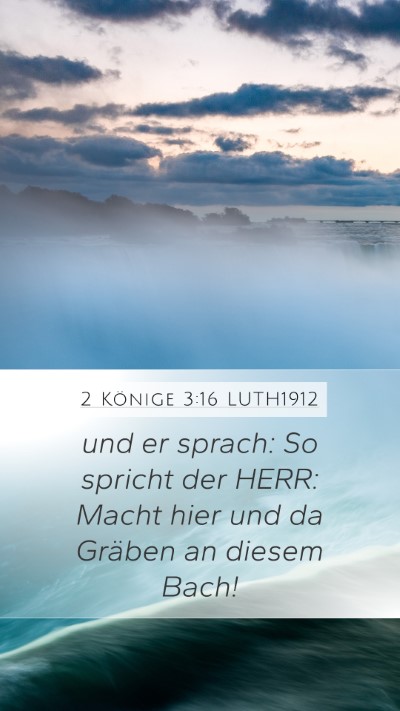 2 Könige 3:16 LUTH1912 Bible Verse Image
