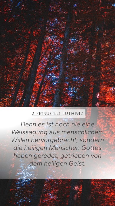 2 Petrus 1:21 LUTH1912 Bible Verse Image