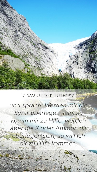 2 Samuel 10:11 LUTH1912 Bible Verse Image