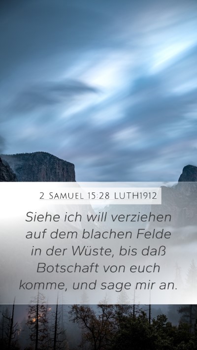 2 Samuel 15:28 LUTH1912 Bible Verse Image