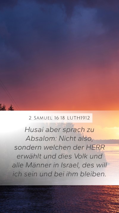 2 Samuel 16:18 LUTH1912 Bible Verse Image