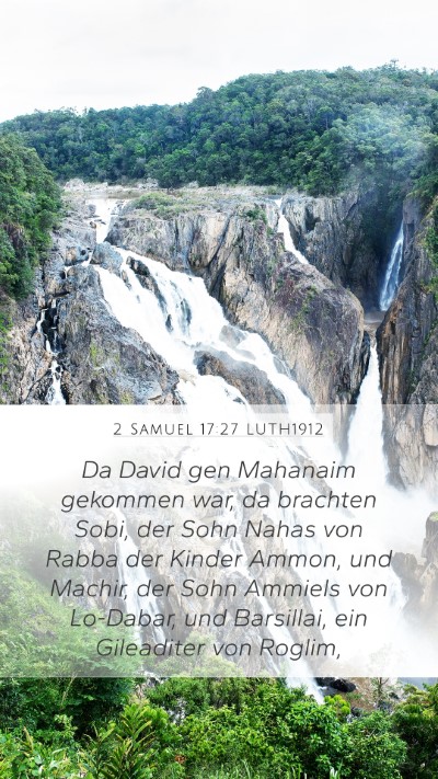 2 Samuel 17:27 LUTH1912 Bible Verse Image