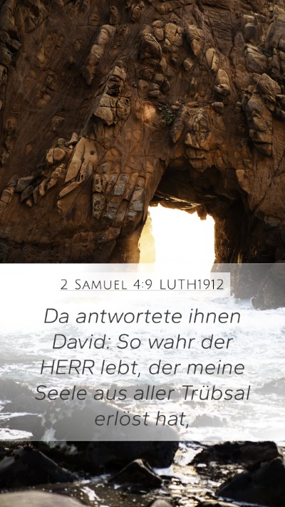 2 Samuel 4:9 LUTH1912 Bible Verse Image
