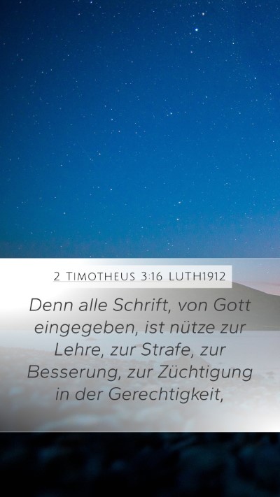 2 Timotheus 3:16 LUTH1912 Bible Verse Image