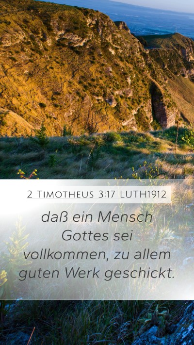 2 Timotheus 3:17 LUTH1912 Bible Verse Image
