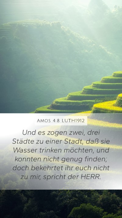 Amos 4:8 LUTH1912 Bible Verse Image