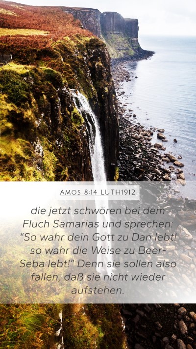 Amos 8:14 LUTH1912 Bible Verse Image