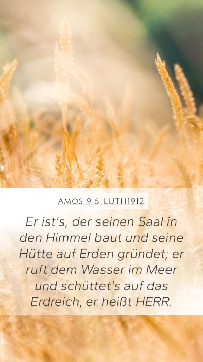 Amos 9:6 LUTH1912 Bible Verse Image