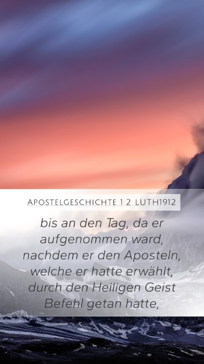 Apostelgeschichte 1:2 LUTH1912 Bible Verse Image