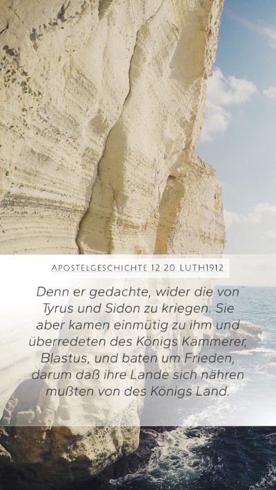 Apostelgeschichte 12:20 LUTH1912 Bible Verse Image