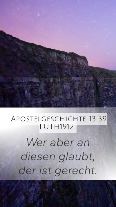Apostelgeschichte 13:39 LUTH1912 Bible Verse Image