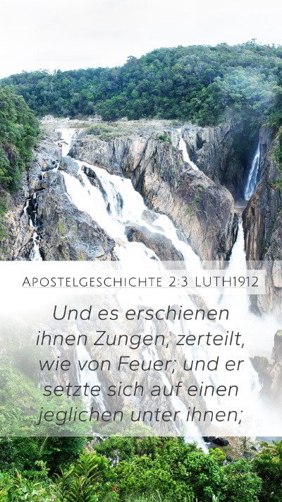 Apostelgeschichte 2:3 LUTH1912 Bible Verse Image